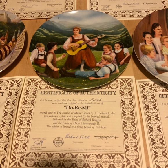 Sound of Music Plate Collection (Set of 7) - Picture 3 of 8
